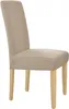 Stuhlhusse - Graubeige Jacquard - Universeller Stuhlbezug - Produktbild-Vorschau 5