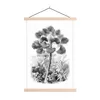 MuchoWow® Textilposter Design - Schwarz und Weiß - Natur Produktbild-Vorschau 1