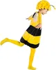 A child wearing a bee costume, posing with one leg raised. Náhľad obrázku produktu