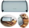 LS-LebenStil Vintage Brotkasten Ice Blau 34cm Metall Retro Produktbild-Vorschau 1