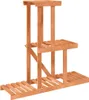 vidaXL Portafiori 81x25x75,5 cm in legno massiccio di abete Anteprima dell’immagine prodotto 6