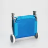 Chaise longue Portable avec roues Banana - Bleu clair Voir les images du produit 4