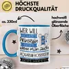 Aquarium-Hobbyistin Tasse Geschenk Spruch Wer Will Schon Produktbild-Vorschau 3