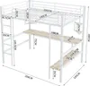 Sweiko hoogslaper, 140x200 cm, metalen bedframe, ijzeren Productafbeelding-voorbeeld 5
