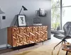 FineBuy Credenza in legno massiccio di Sheesham 145 cm con Anteprima dell’immagine prodotto 2