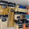 balenie 7 dóz s viečkami, dózy na potraviny, kuchynské Náhľad obrázku produktu 4