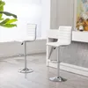IWMH Barhocker 2er Set Kunstleder Barstuhl Höhenverstellbar Produktbild-Vorschau 4