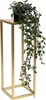 DanDiBo Blumenhocker Metall Gold Eckig 50 cm Blumenständer Produktbild-Vorschau 6