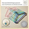Bieco Kleiderbügel Kinder 32 St. Weiß | Länge ca. 30 cm | Produktbild-Vorschau 6