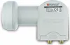 A white satellite LNB device against a white background. Náhľad obrázku produktu