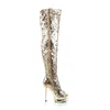 BLONDIE-R-3011 Damen Boots von Pleaser, Gold  , EU 39, US 9 Produktbild-Vorschau 5