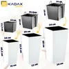 A collage of different sizes of KADAX planters with dimensions indicated. Anteprima dell’immagine prodotto