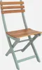 Set tavolo da giardino in acacia con angoli arrotondati con Anteprima dell’immagine prodotto 4