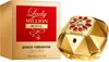 A perfume bottle and its packaging are displayed against a white background. Voir les images du produit
