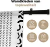 MuchoWow® Wandteppich Wandbehang Gelb - Schwarz - Weiß - Produktbild-Vorschau 3