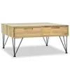 Couchtisch 80x80x40 cm Massivholz Teak Produktbild-Vorschau 1