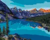 Zuty - Malen nach Zahlen - MORAIN LAKE IM BANFF NATIONAL Produktbild-Vorschau 1