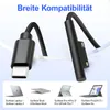 Surface USB-C Ladekabel, 2.0m Nylon geflochten, 45W Produktbild-Vorschau 4