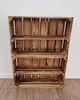 Holzkiste mit langem Zwischenbrett 60x40x20 cm geflammt – Produktbild-Vorschau 7