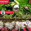 KOTARBAU® Gartenstecker Kugel mit Stab Länge 101 cm ⌀ 25 cm Produktbild-Vorschau 2