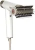 A white Shark brand hair dryer with a brush attachment is shown against a white background. Voir les images du produit