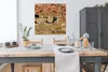MuchoWow® Poster Gepardenmutter und -junge 100x100 cm - Produktbild-Vorschau 3