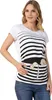 Umstandsshirt Kurzarm Baby Flucht mit Motiv Schwangerschaft Produktbild-Vorschau 3