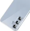 Close-up of the back of a transparent phone case showing the camera lens area. Produktbild-Vorschau
