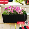 KOTARBAU® Jardinière Extérieur Pot de Fleur PVC 40x15x15 cm Voir les images du produit 2