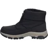 A side view of a black winter boot with a zipper. Produktbild-Vorschau