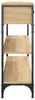 vidaXL Table console chêne Sonoma 100x25x75 cm bois Voir les images du produit 7