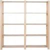 STOLMAK Drevený regál 170x170x28 cm, 5 políc, masívna Náhľad obrázku produktu 3