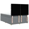 Maison Exclusive - Boxspringbett mit Matratze Hellgrau Produktbild-Vorschau 6