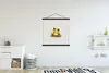 MuchoWow® Textilposter Frosch - Grün - Aquarell - Tiere - Produktbild-Vorschau 2