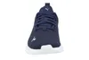 A front view of a blue Puma training shoe on a white background. Produktbild-Vorschau