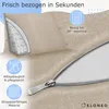 ELONEO Rückenkissen mit abnehmbarer Nackenrolle und Produktbild-Vorschau 7