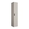 A tall, narrow, single-door cabinet with a handle, presented against a white background. Produktbild-Vorschau