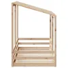 The Living Store Kinderbett mit Dach 80x200 cm Massivholz Produktbild-Vorschau 6