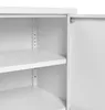 BELIANI 2dveřová komoda Bílá ocel Nábytek do domácí Náhled obrázku produktu 6