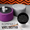 Pouf LUMALAND (50 L) - Interno ed esterno - Viola Anteprima dell’immagine prodotto 7