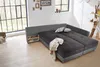 Federkern Ecksofa Doppelbett Dauerschläfer Bettkasten Couch Produktbild-Vorschau 5