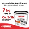 Jurga Dachfarbe Weiß 7 kg, Sockelfarbe WASSERDICHT, Produktbild-Vorschau 1