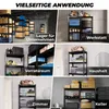 ALL Premium Metallregal Schwarz Schwerlastregal 180x90x40cm Produktbild-Vorschau 5