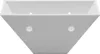 A white ceramic wall-mounted planter is shown against a white background. Produktbild-Vorschau