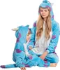Nikcorp Oblek Pyžamo Dámské Dětské Onesie Postava Modrá Náhled obrázku produktu 5