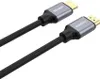 A close-up shot of two HDMI cable connectors. Podgląd zdjęcia produktu