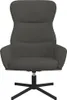 vidaXL Relax křeslo Dark Grey Velvet Náhled obrázku produktu 3