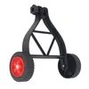 A black and red garden tool accessory with wheels, isolated on a white background. Náhled obrázku produktu