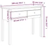 vidaXL Konzolový stolek 100x35x75 cm borovicový masiv Náhled obrázku produktu 7