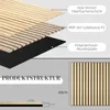 Akustikpaneel, Schallabsorption, DIY Lamellenwand, MDF & Produktbild-Vorschau 5